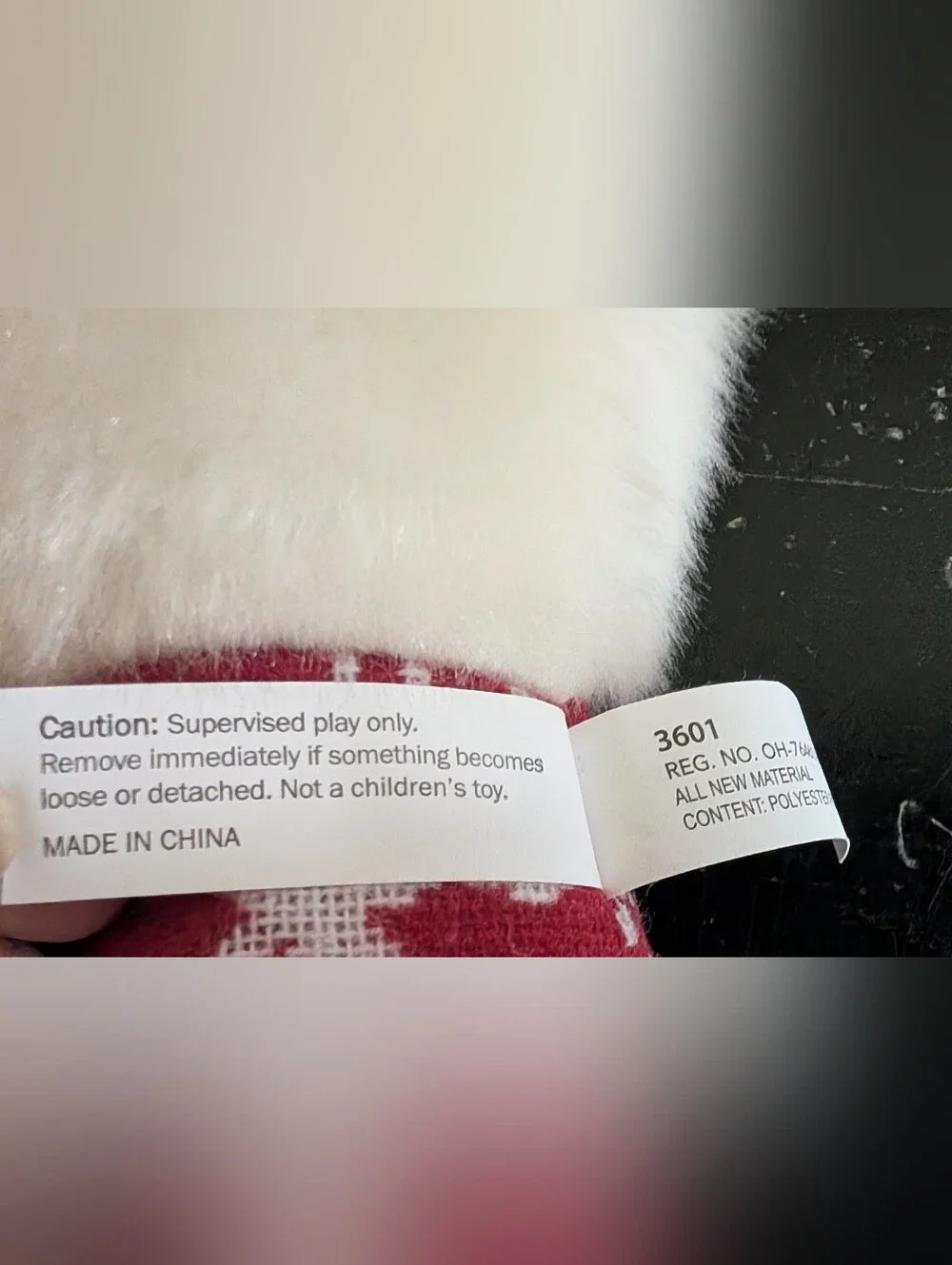Retired Chilly's Paw Warmers Christmas Mittens Dog Toy by Bark Winter Holiday